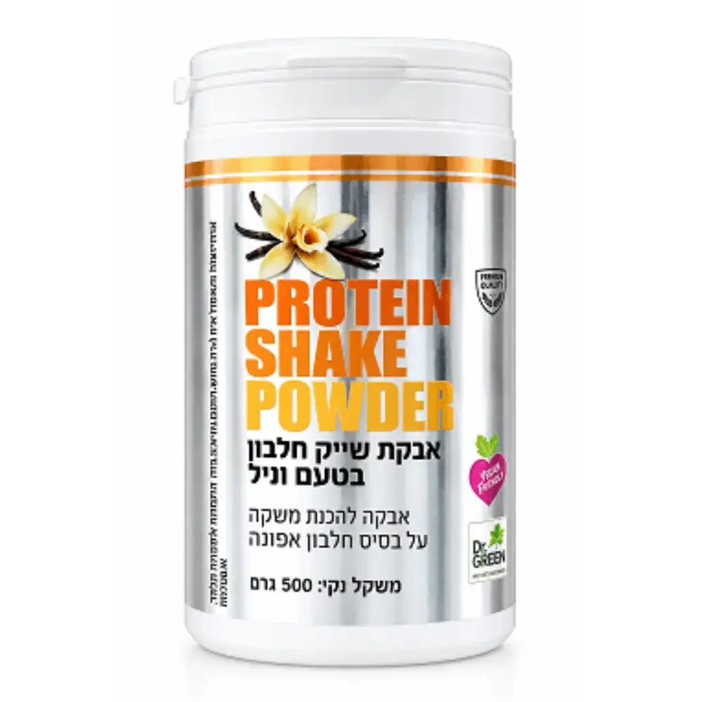 אבקת שייק חלבון בטעם וניל